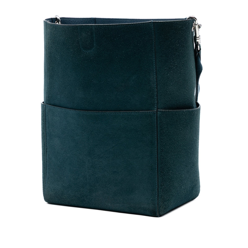 Medium Suede Seau Sangle Bucket Bag - Image 2