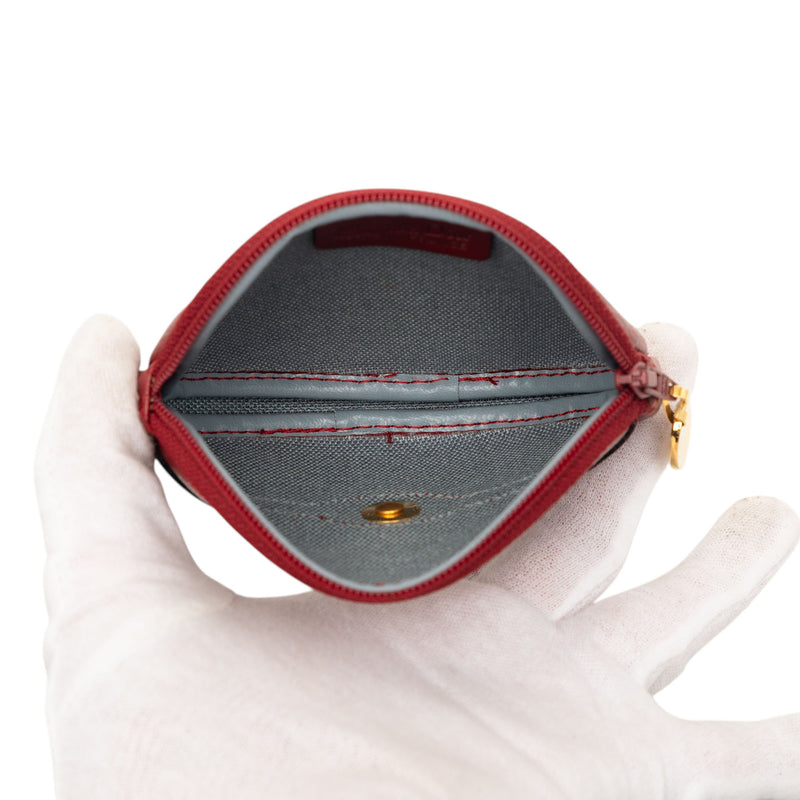Honeycomb Coated Canvas Coin Pouch - Image 4