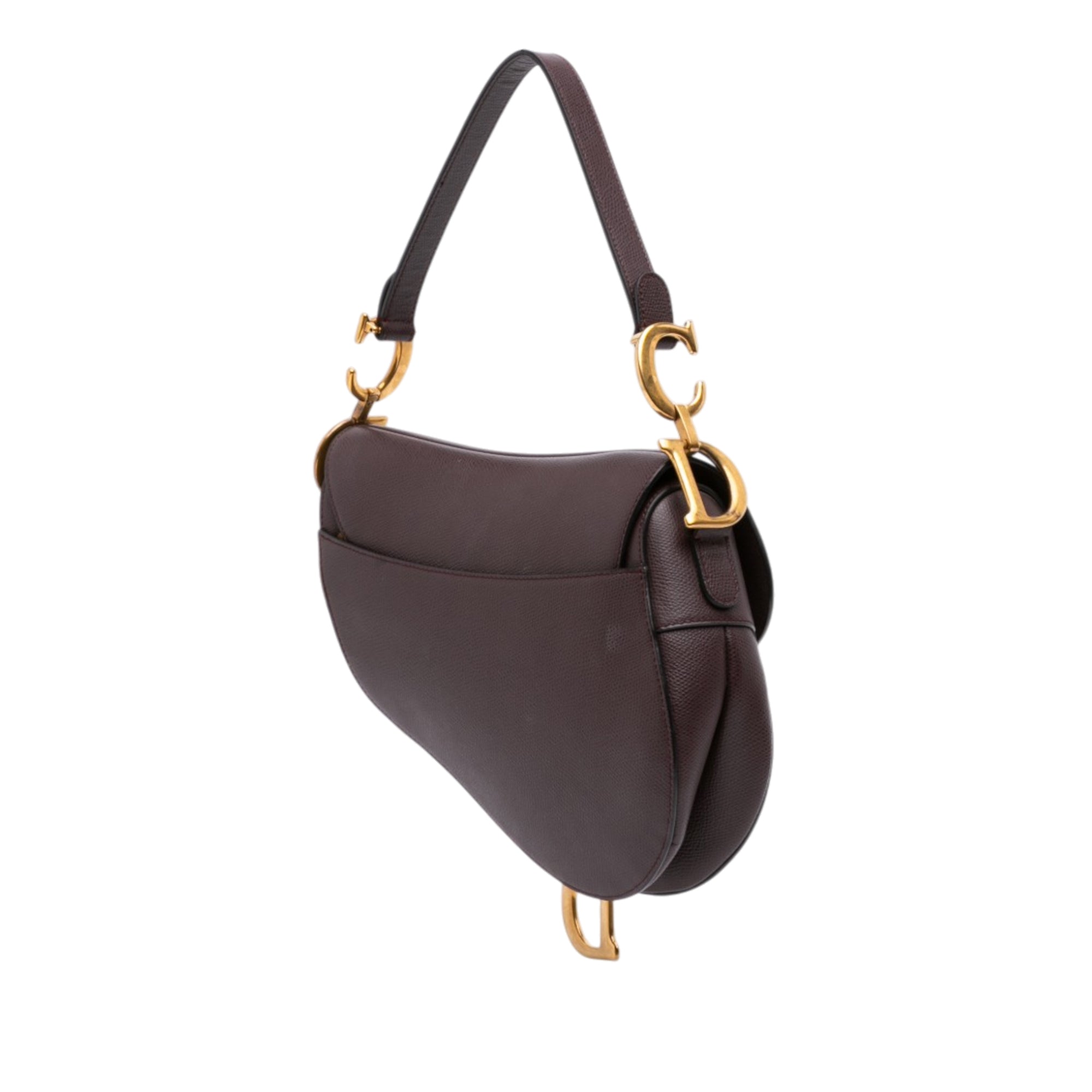 Mini Grained Calfskin Saddle Bag - Image 2