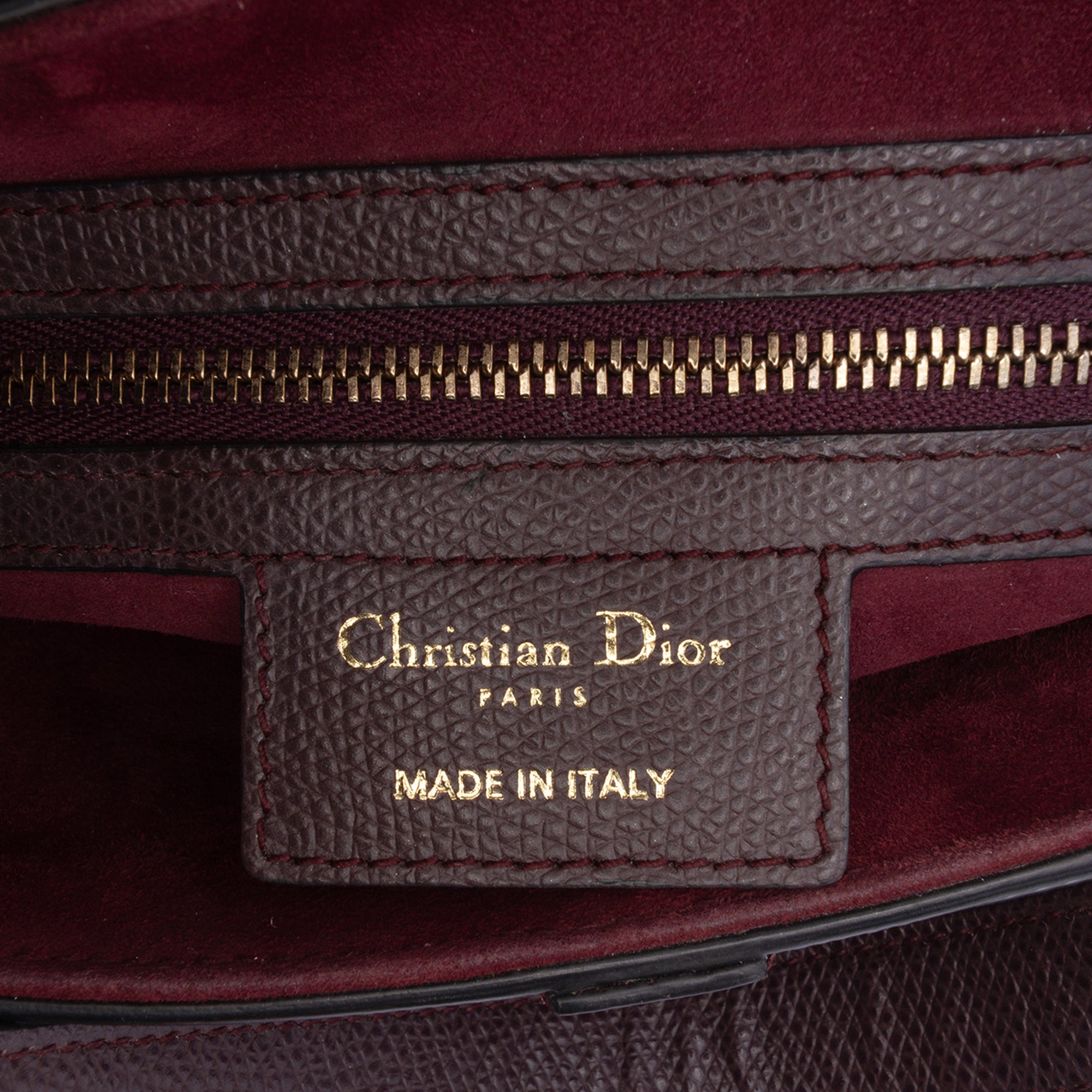 Mini Grained Calfskin Saddle Bag - Image 5