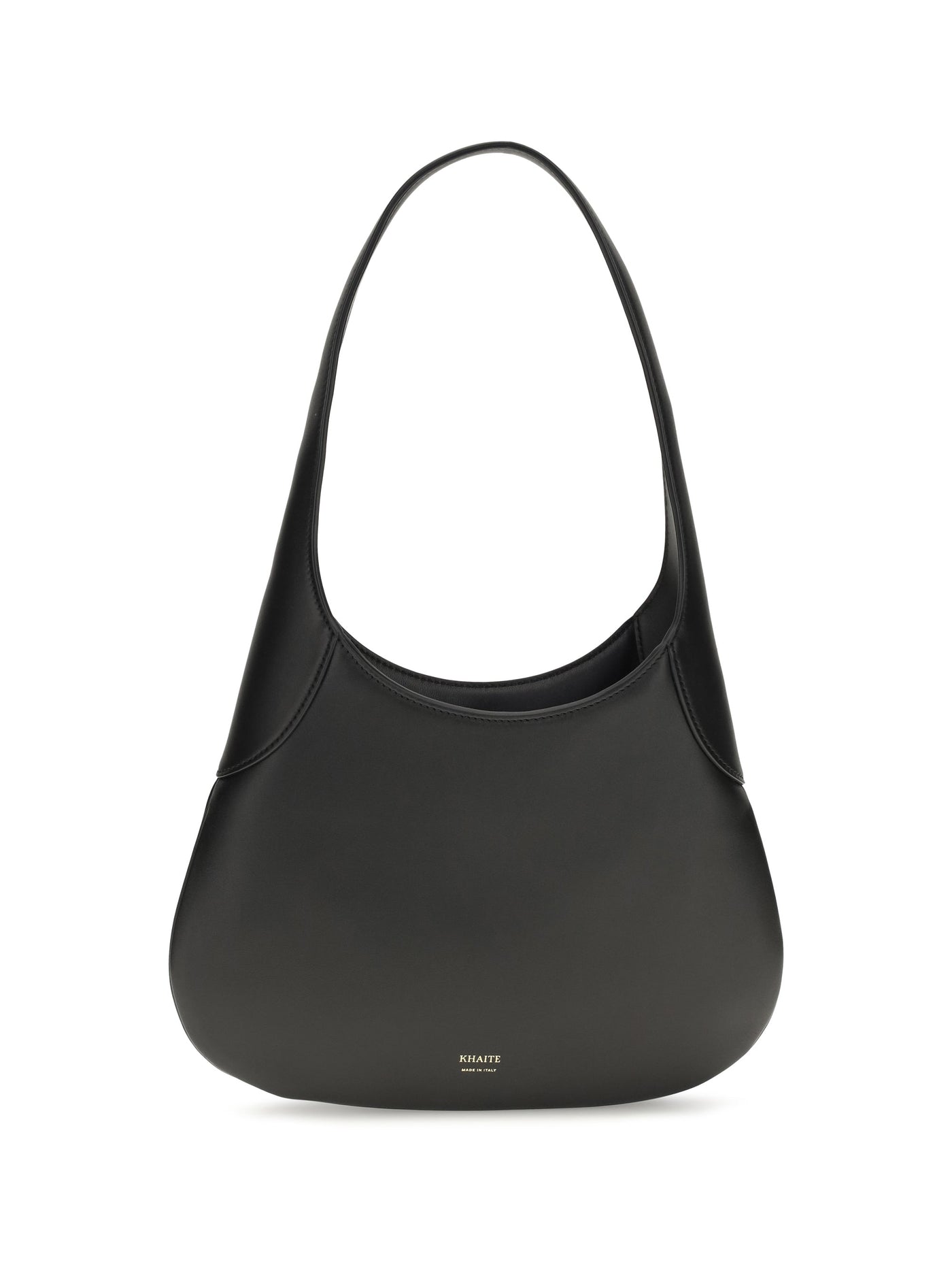 Khaite Joan Shoulder Bag — Black Calf Leather Bos Taurus