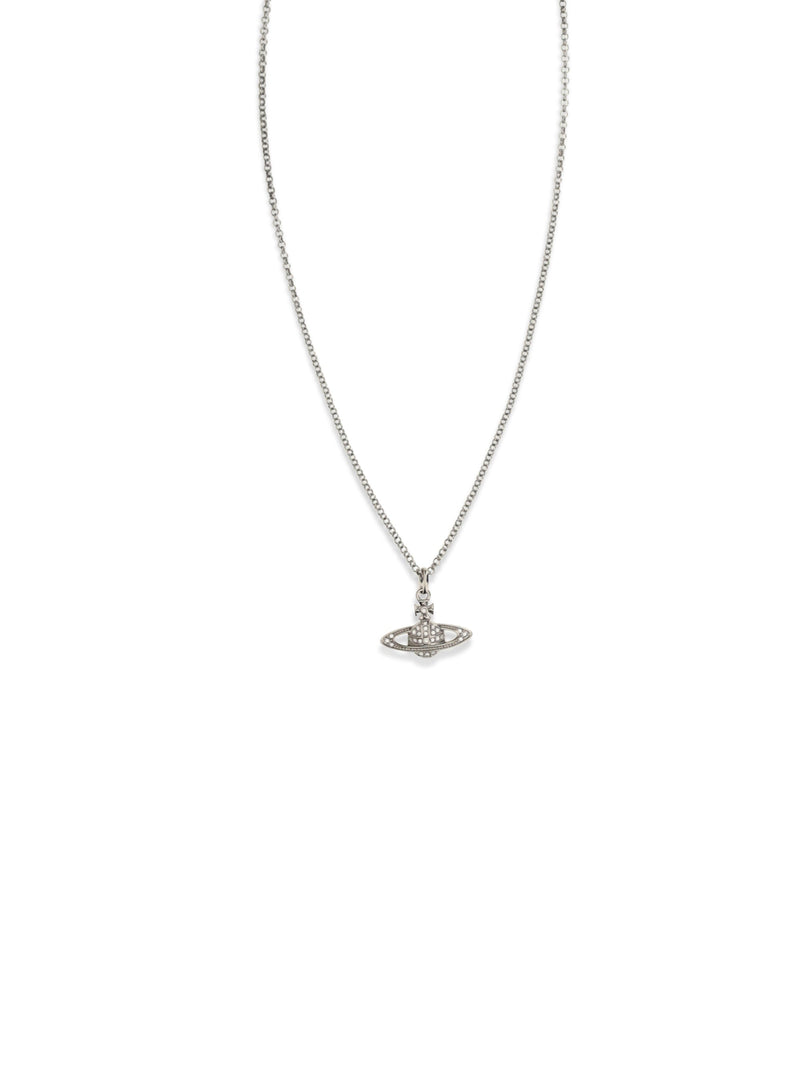 Vivienne Westwood Orb Mini Necklace — Silver Brass Necklaces