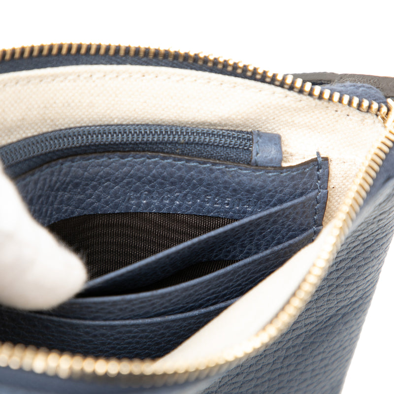 Pebbled Leather Swing Wristlet Pouch - Image 6