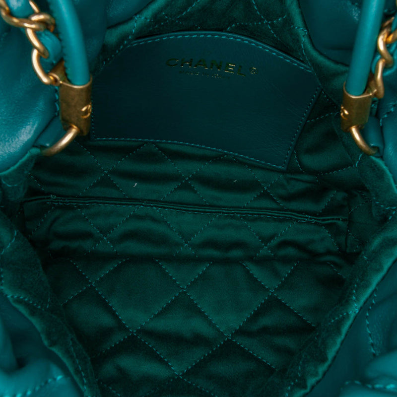 Mini Shiny Calfskin 22 Handbag - Image 4