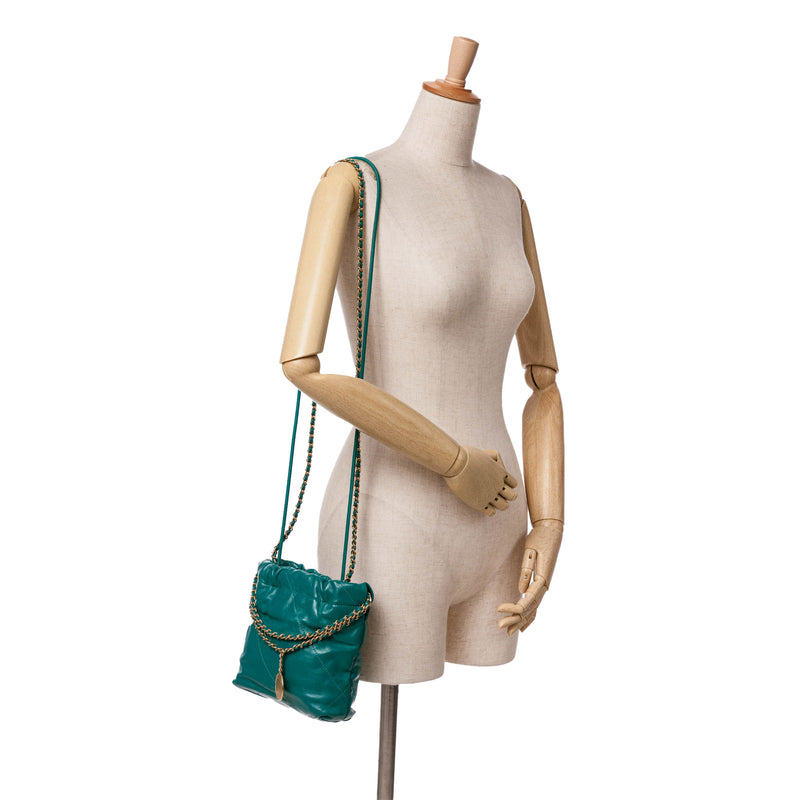 Mini Shiny Calfskin 22 Handbag - Image 8