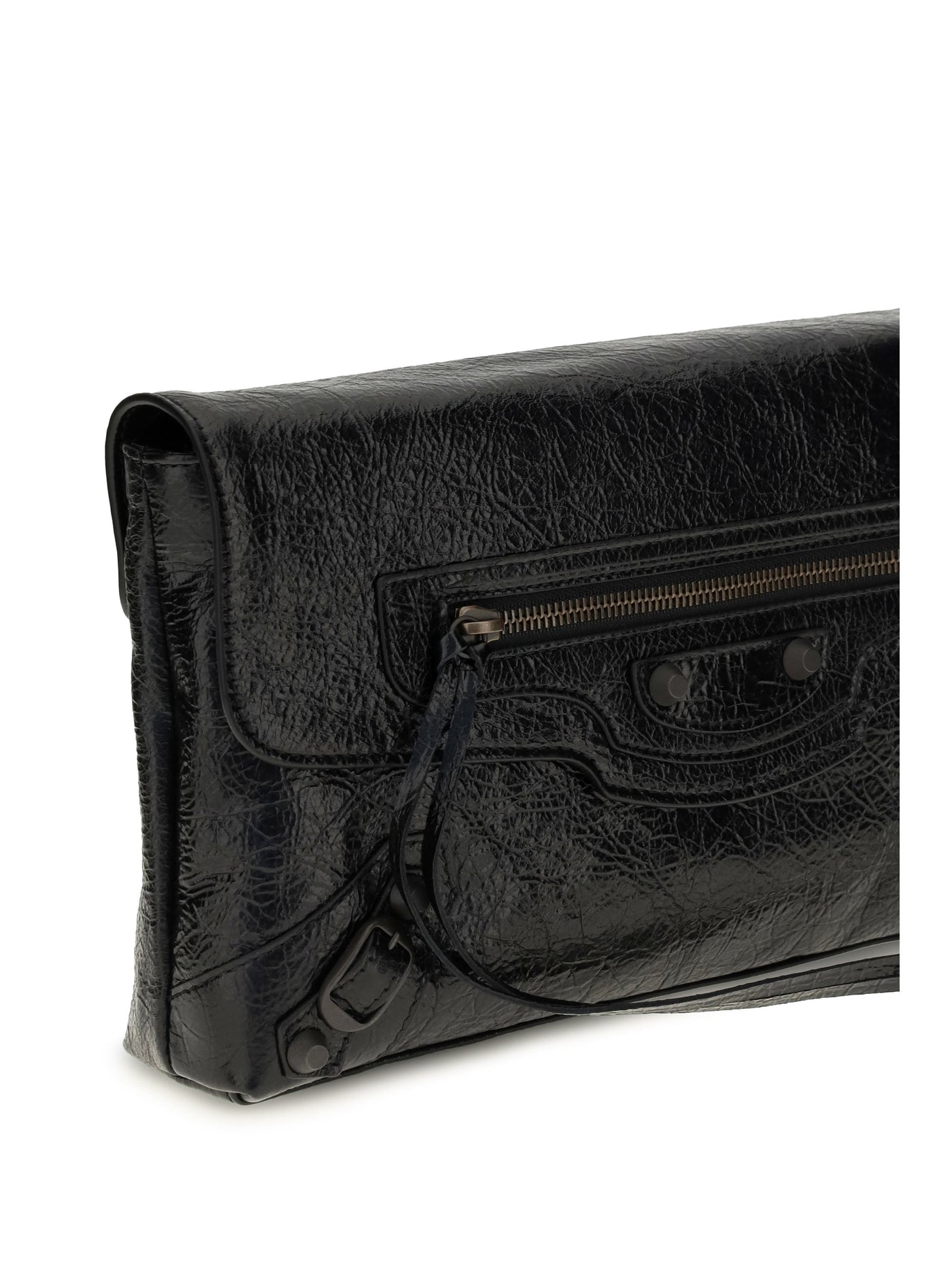 Balenciaga Le City Clutch — Black Lambskin