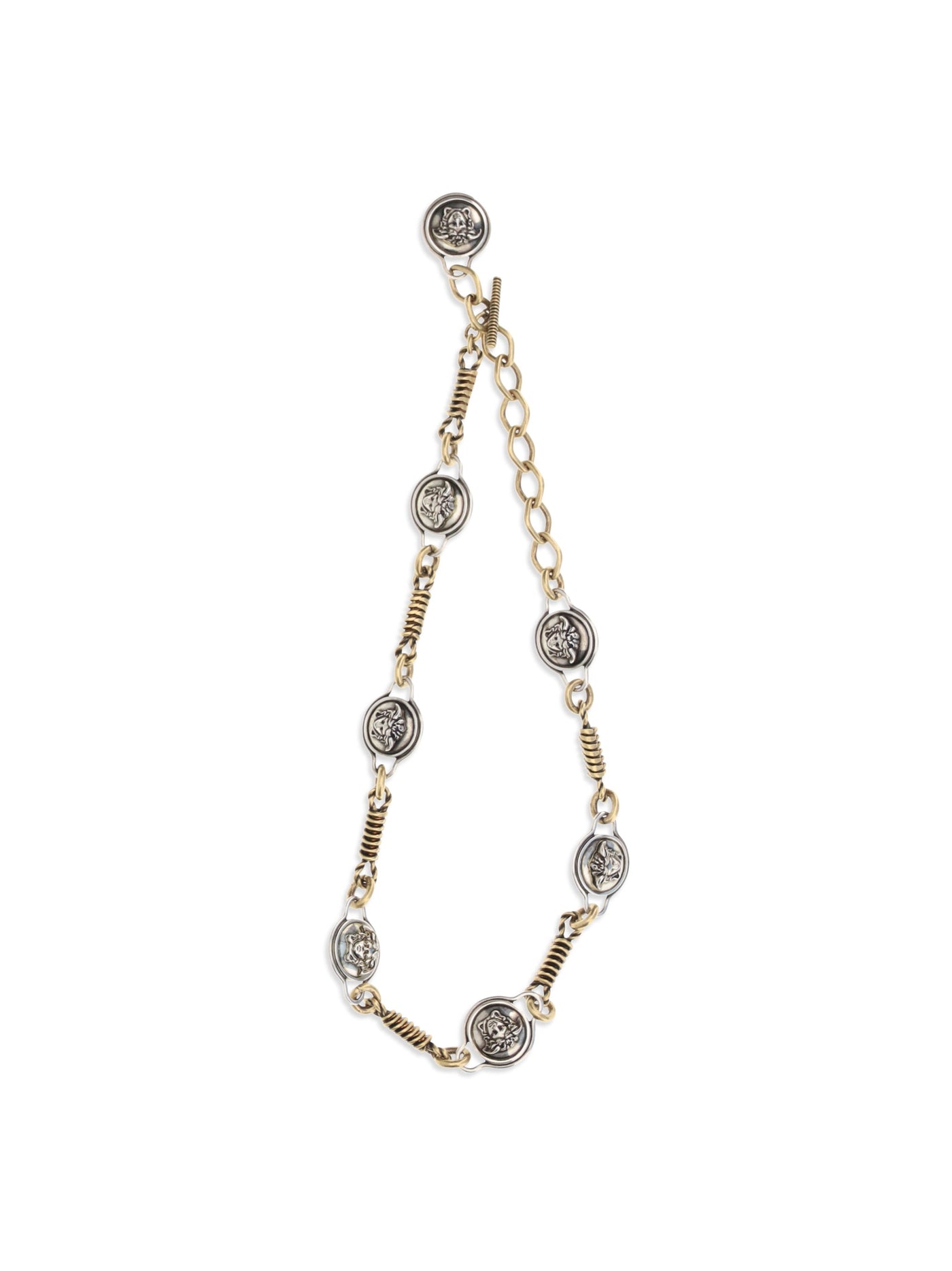 Versace Medusa Chain Necklace — Gold Brass Necklaces