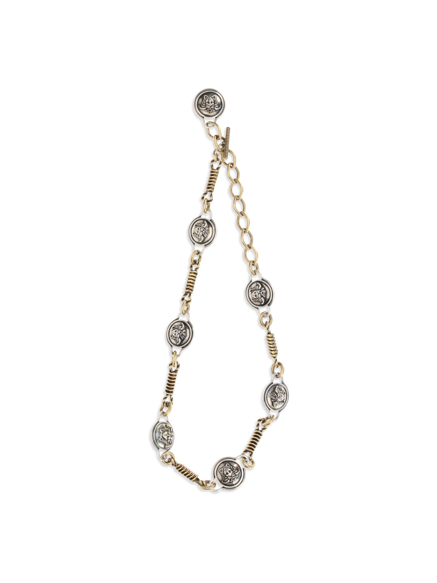 Versace Medusa Chain Necklace — Gold Brass Necklaces