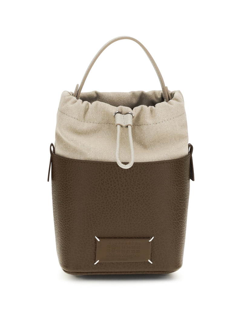 Maison Margiela Bucket Bag — Beige Calf Leather