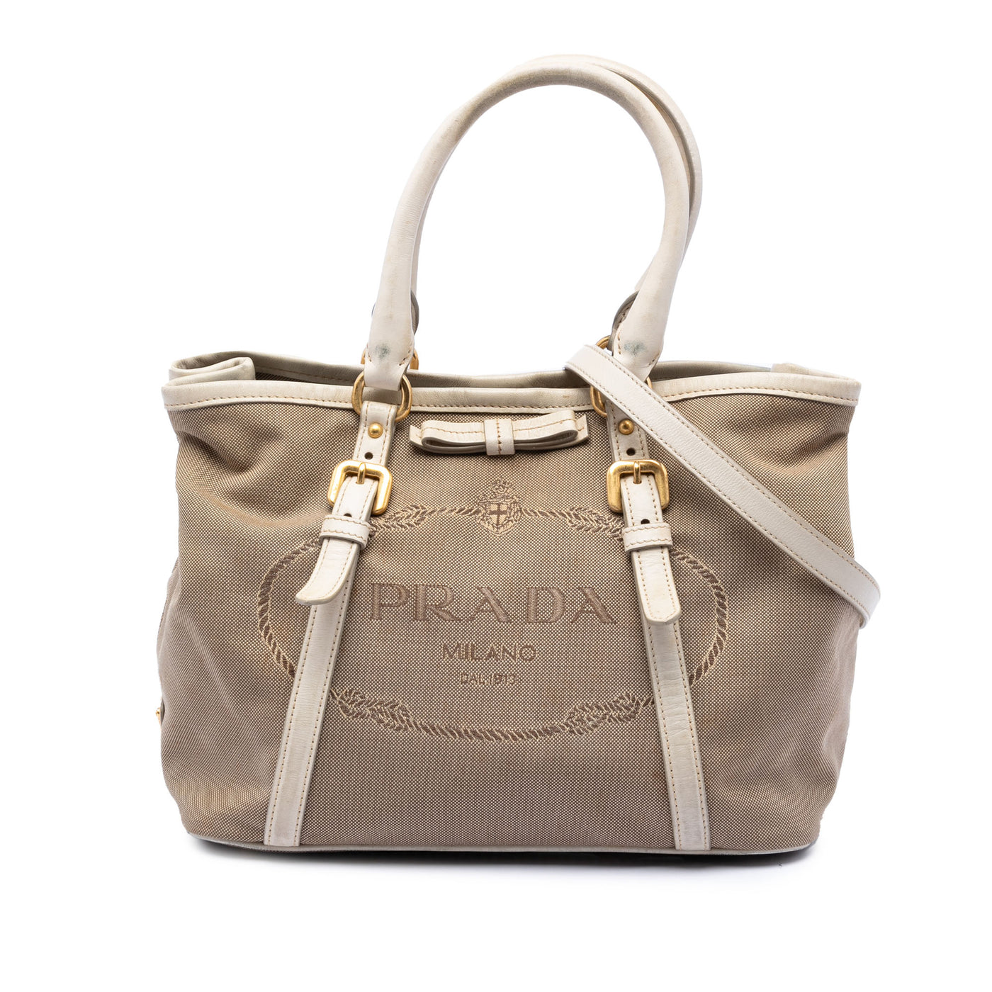 Canvas Canapa Logo Bow Satchel - Image 1