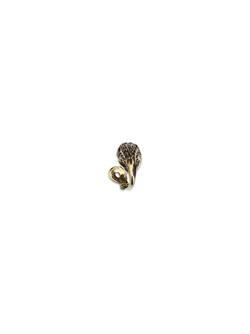 Valentino Garavani Zoomorphic Lion Head Ring — Bronze Metal Rings