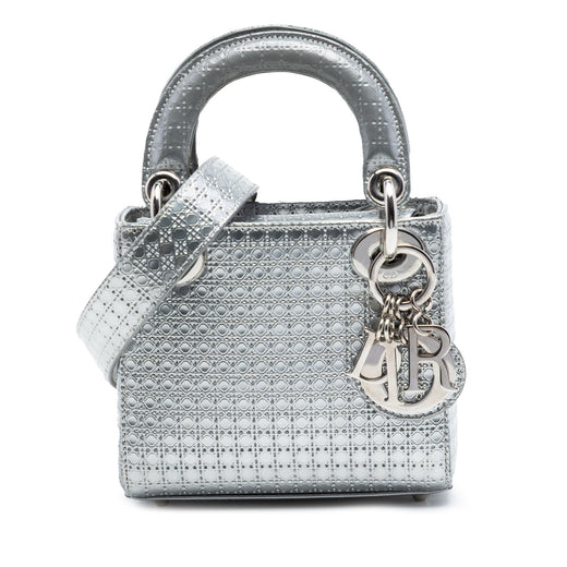 Micro Metallic Patent Microcannage Lady Dior - Image 1