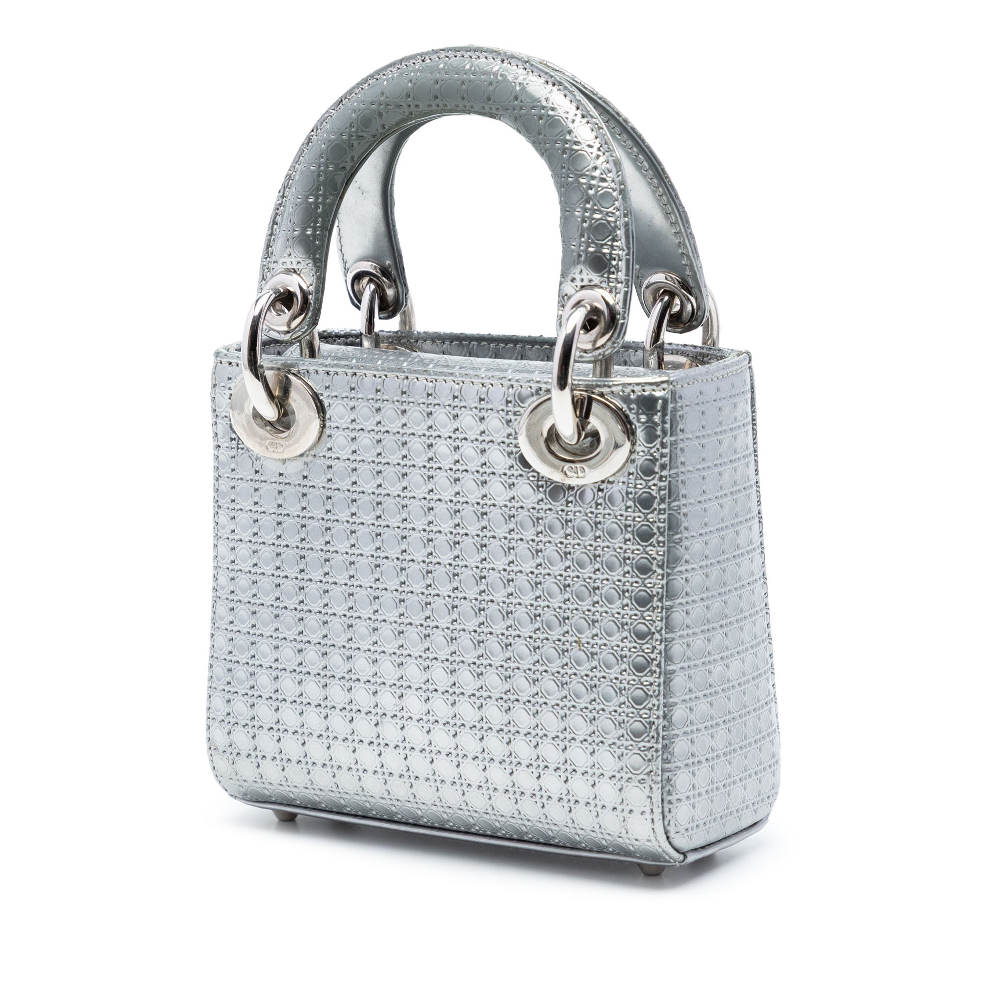Micro Metallic Patent Microcannage Lady Dior - Image 2