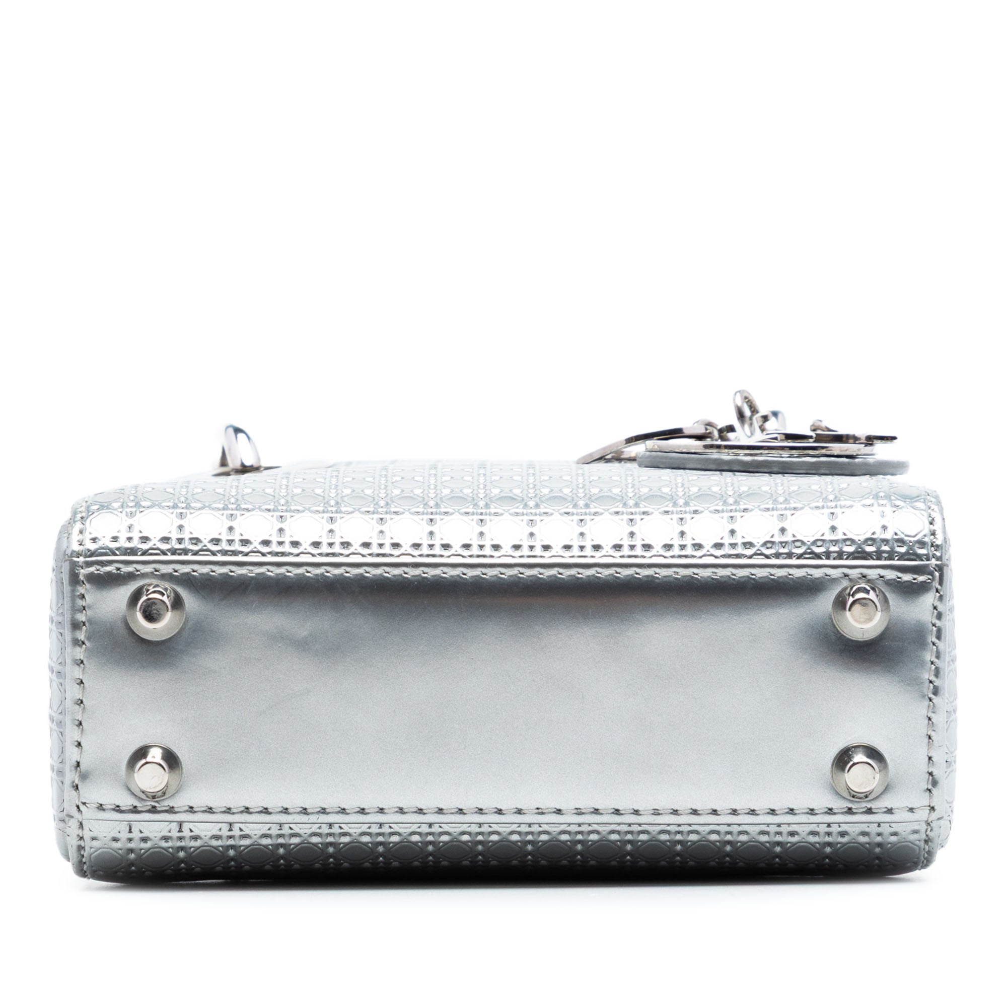 Micro Metallic Patent Microcannage Lady Dior - Image 3