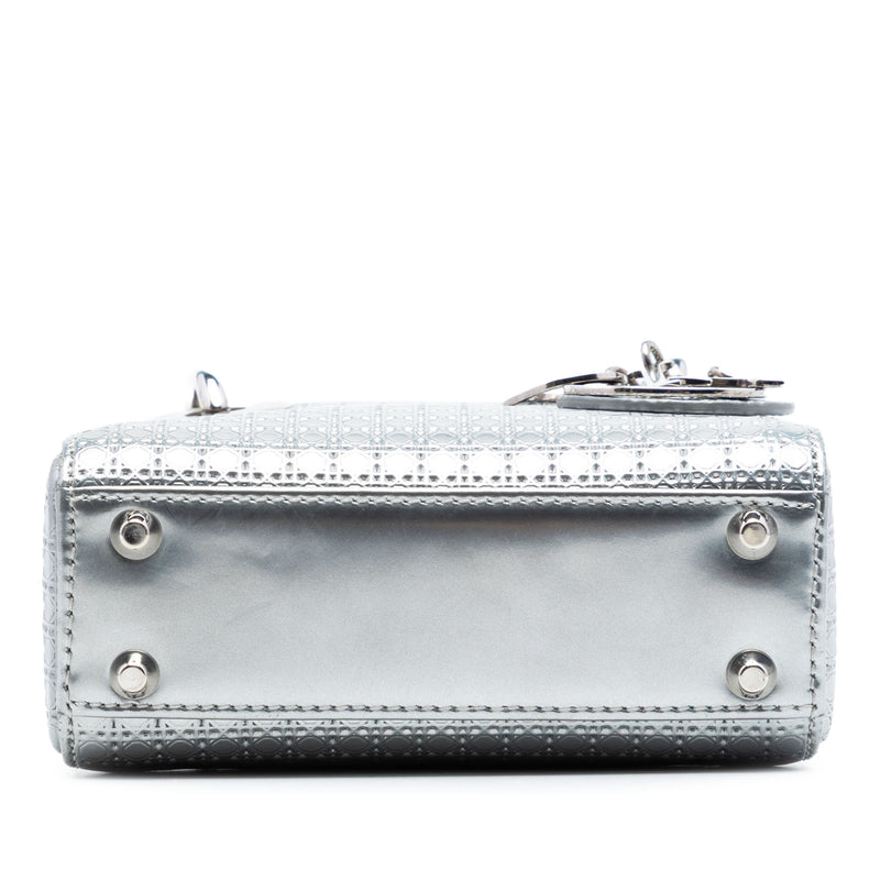 Micro Metallic Patent Microcannage Lady Dior - Image 3