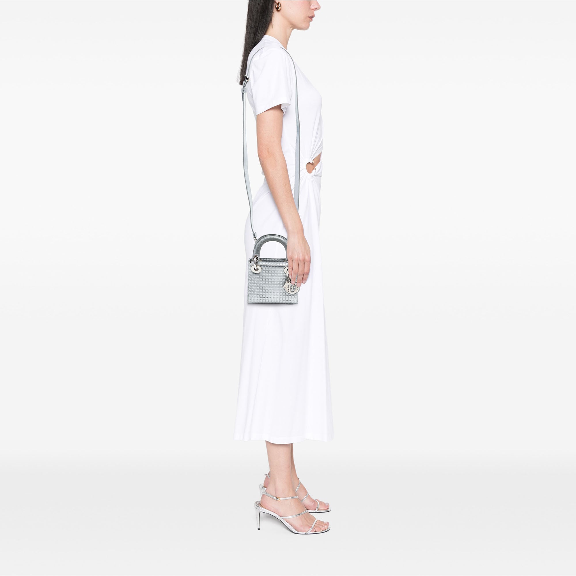 Micro Metallic Patent Microcannage Lady Dior - Image 6