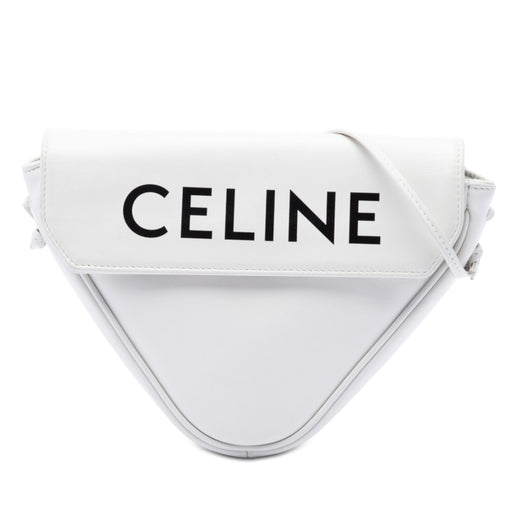 Smooth Calfskin Logo Triangle Crossbody - Image 1