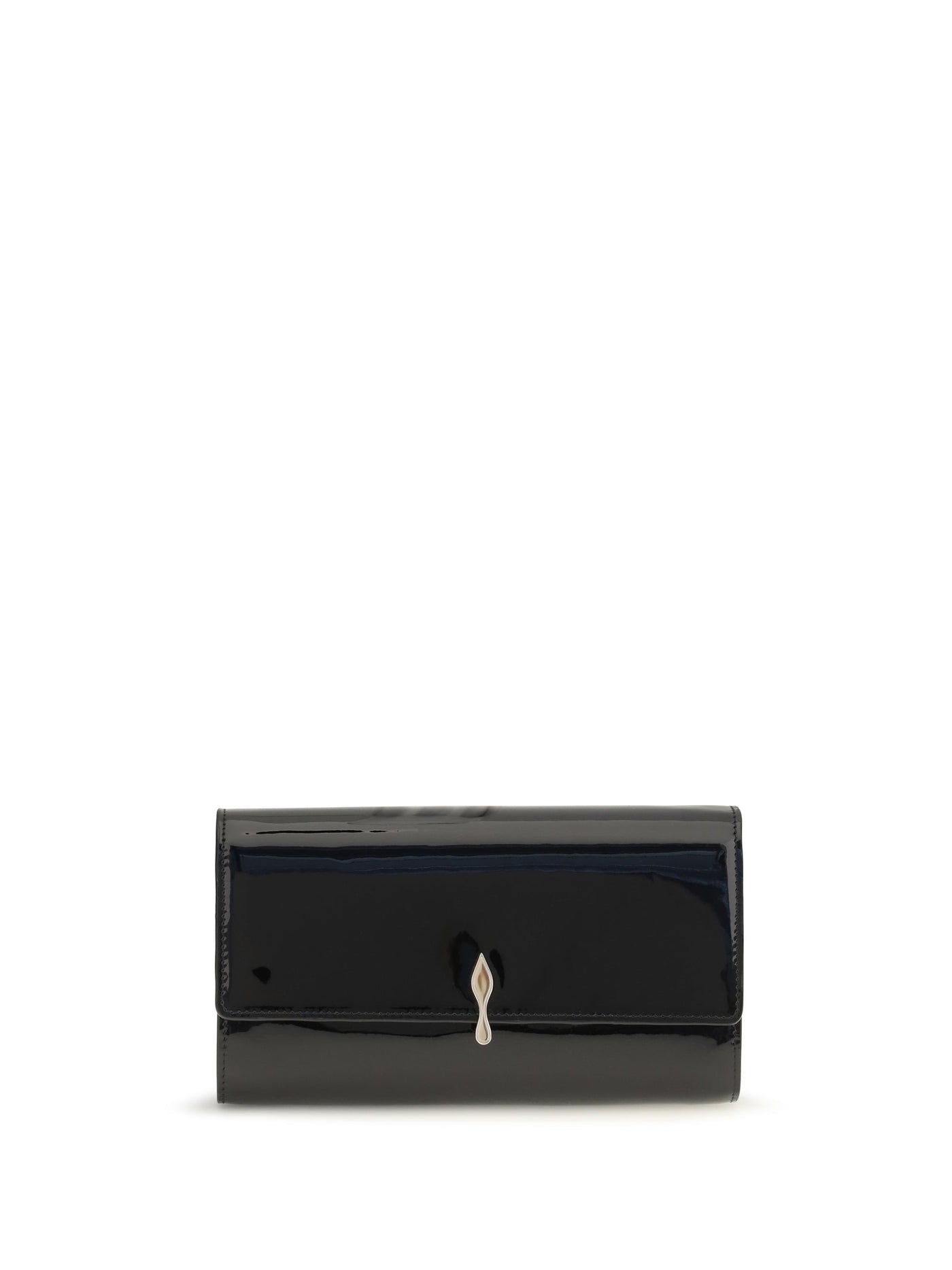 Christian Louboutin Bettina Wallet — Black Calf Leather Bos Taurus