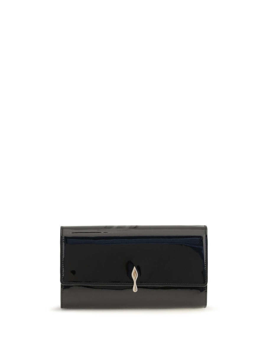 Christian Louboutin Bettina Wallet — Black Calf Leather Bos Taurus