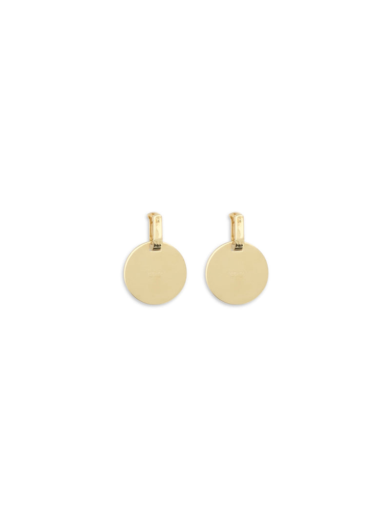 Versace Irradia Earrings — Gold Brass