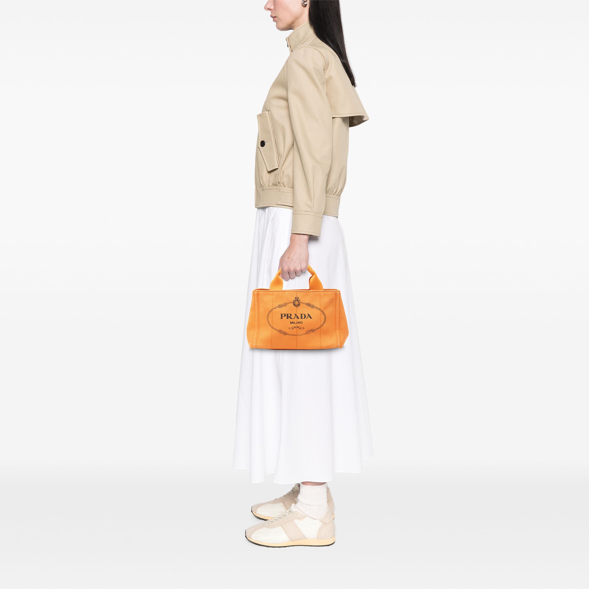 Small Canvas Canapa Logo Satchel - Image 6