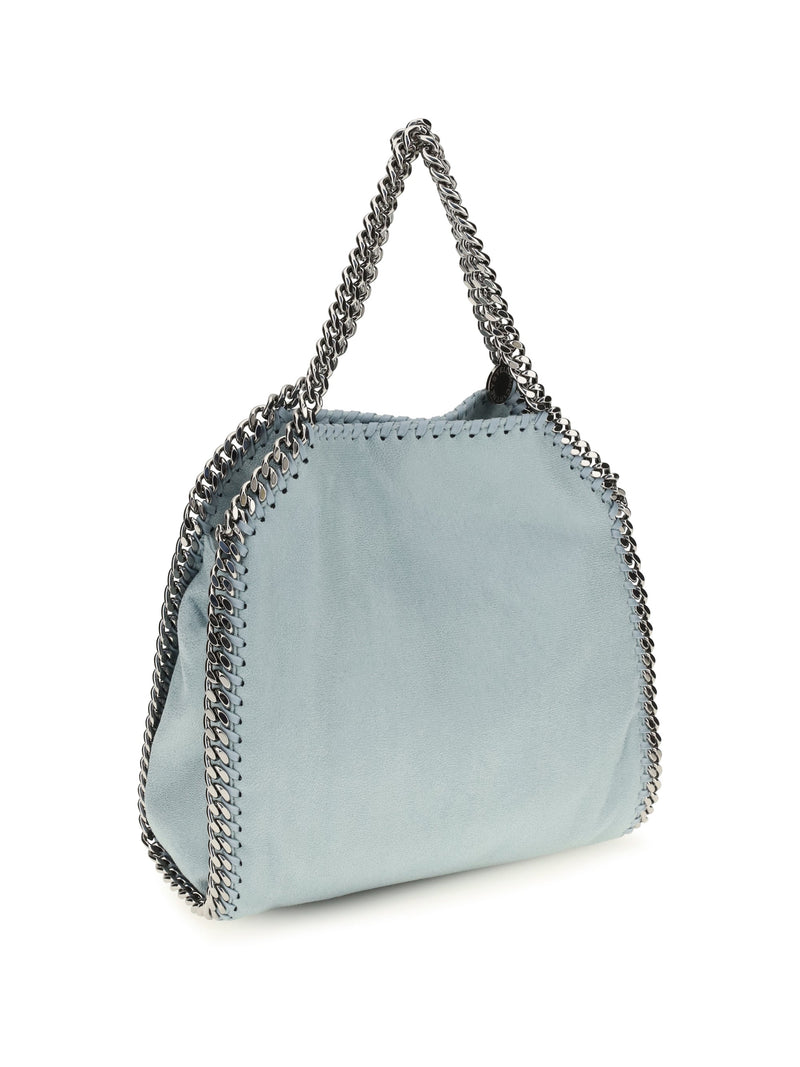Stella Mccartney Falabella Mini Shoulder Bag — Blue Polyester