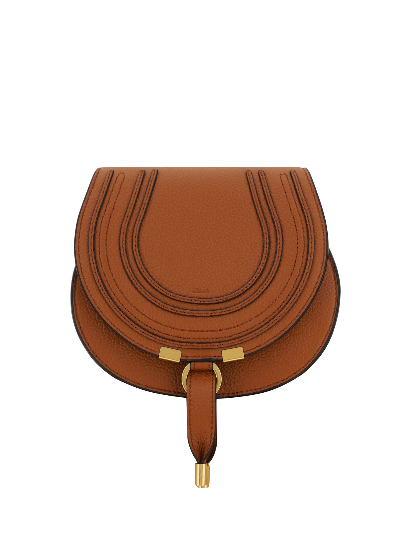 Chloé Shoulder Bag — Brown Calf Leather Bos Taurus
