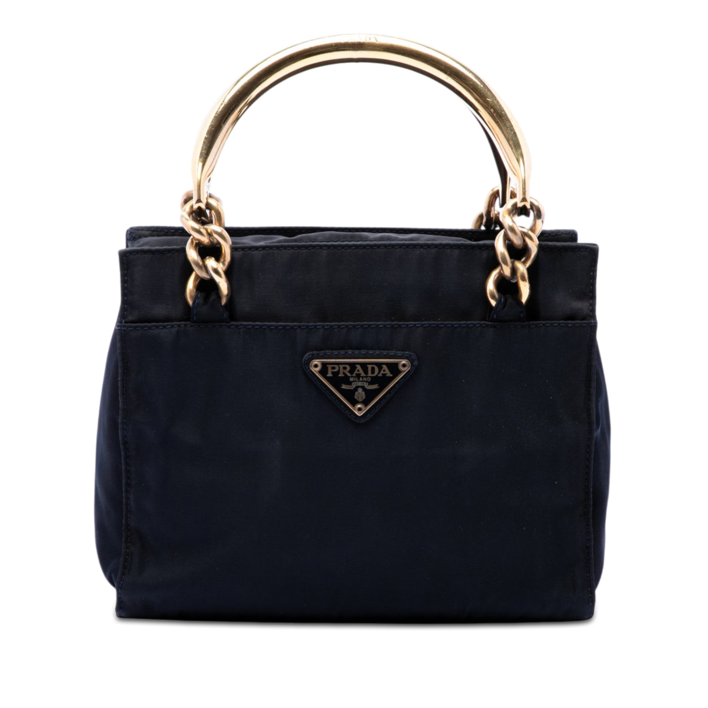 Tessuto Metal Handle Bag - Image 1