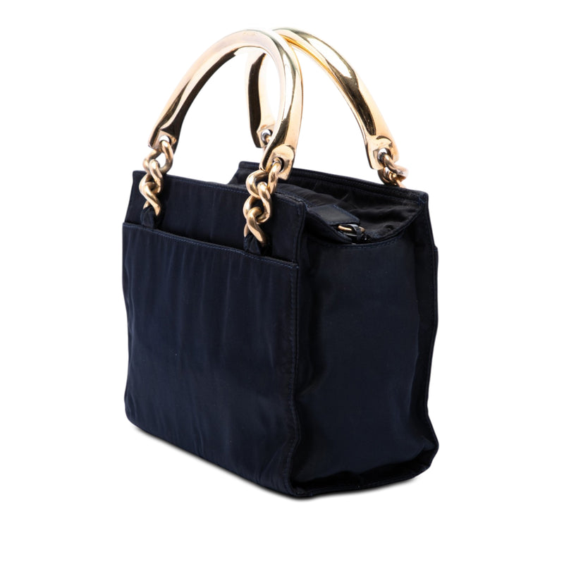 Tessuto Metal Handle Bag - Image 2
