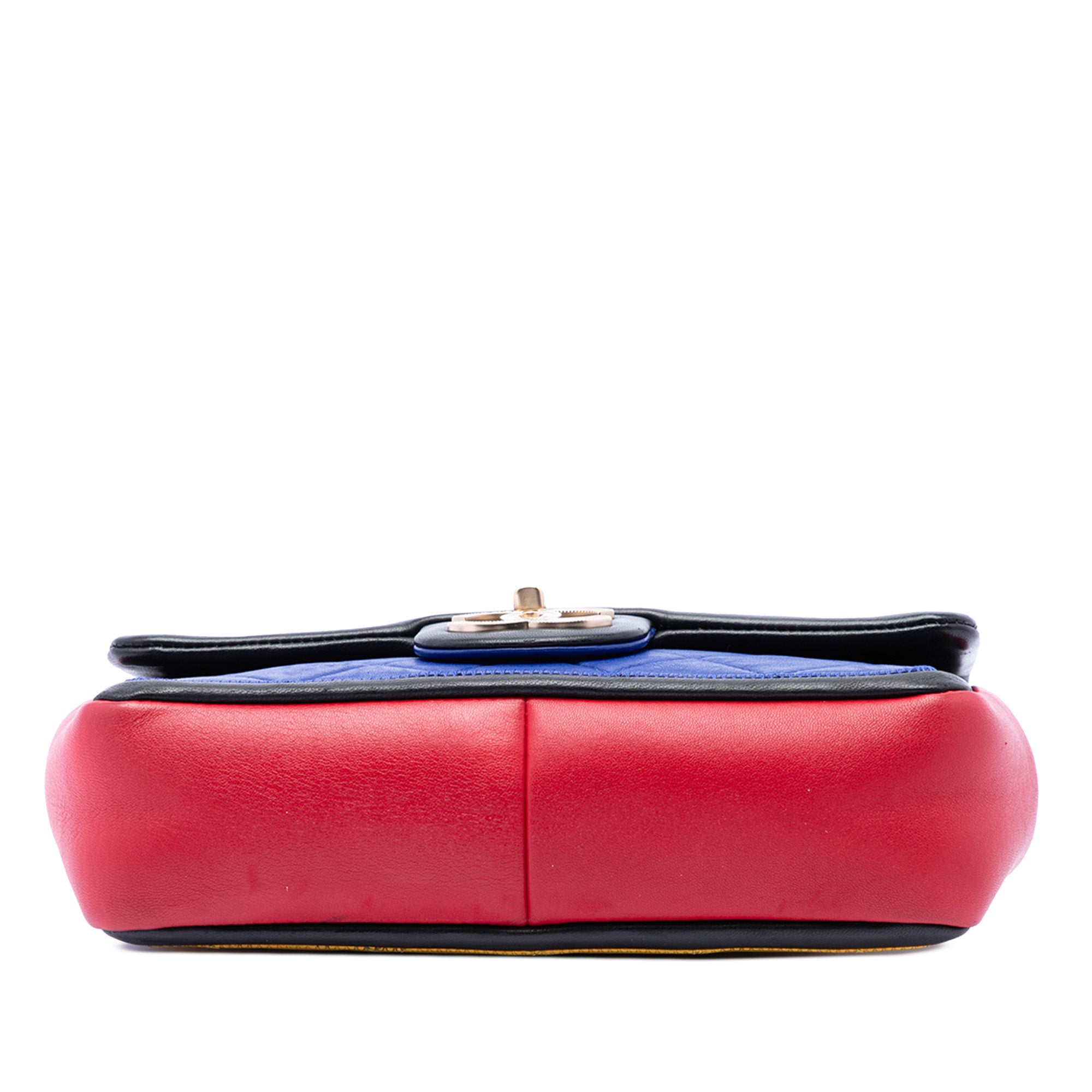 Mini Tricolor Lambskin Graphic Flap - Image 3
