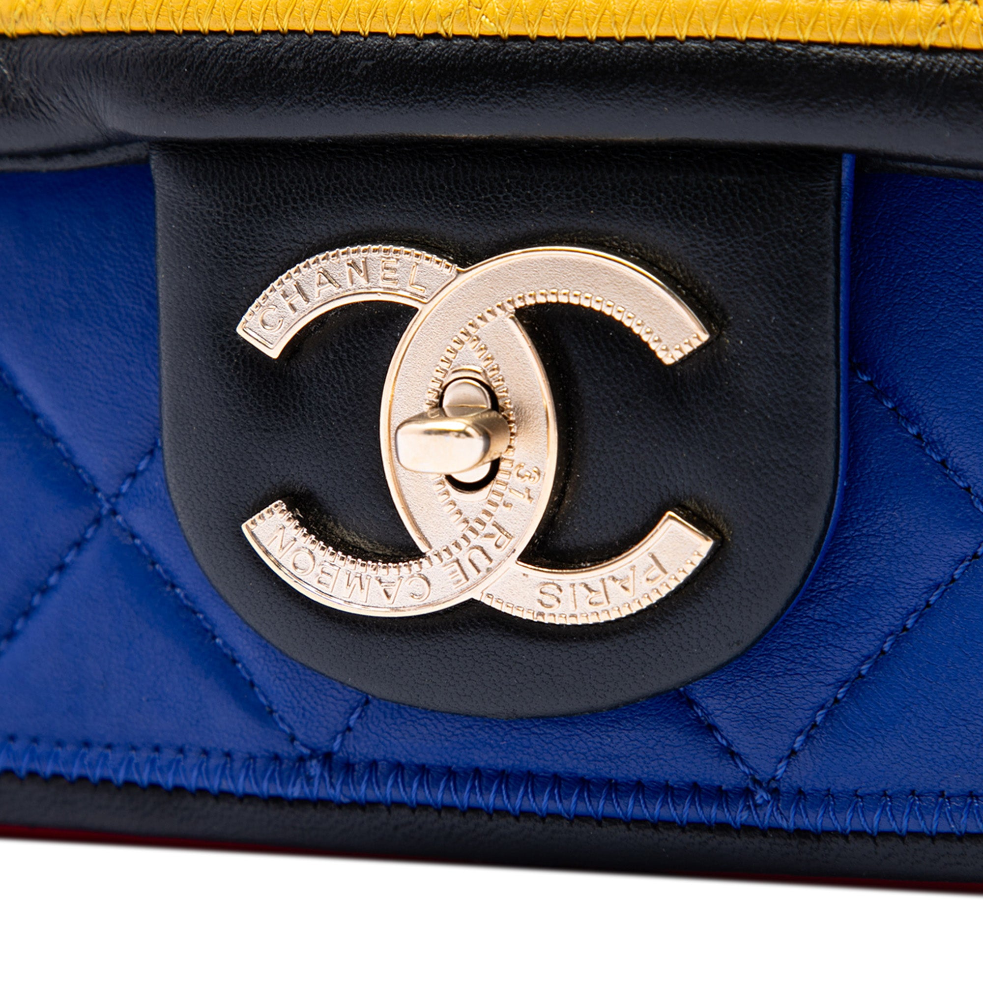 Mini Tricolor Lambskin Graphic Flap - Image 5