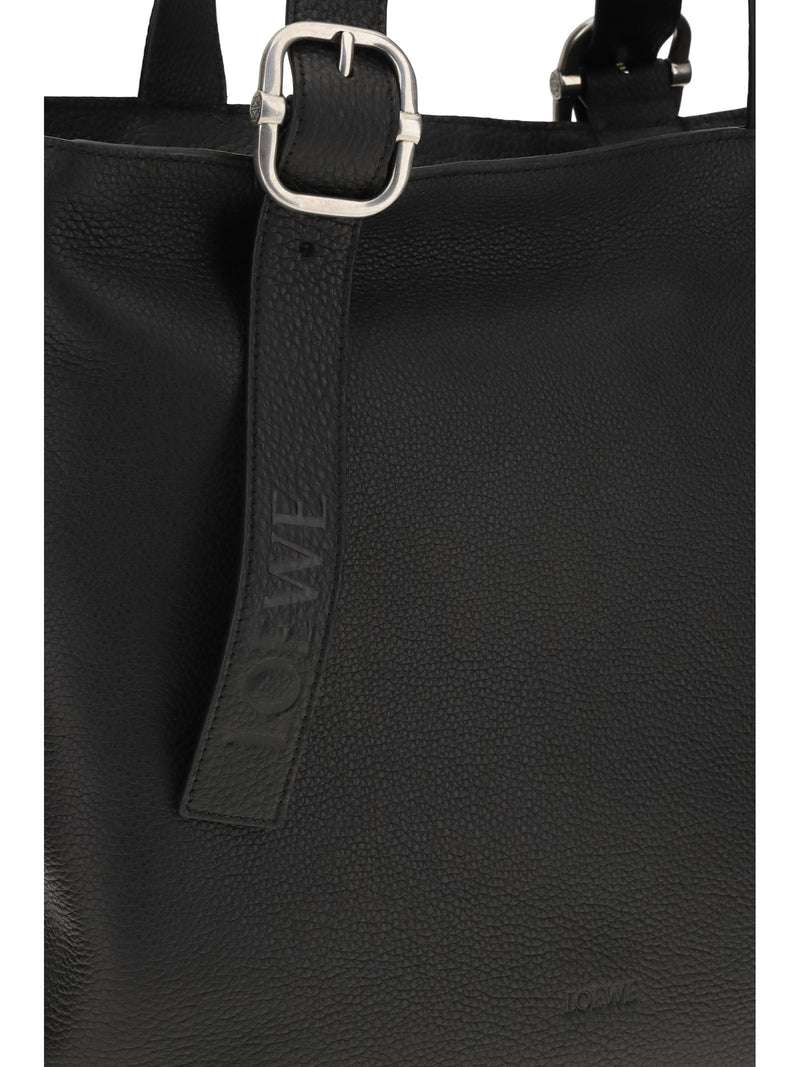 Loewe Tote Bag — Black Calf Leather