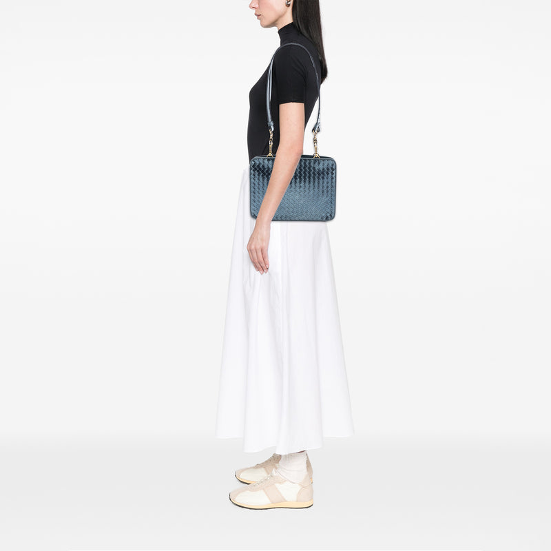 Nappa Intrecciato Shoulder Bag - Image 7