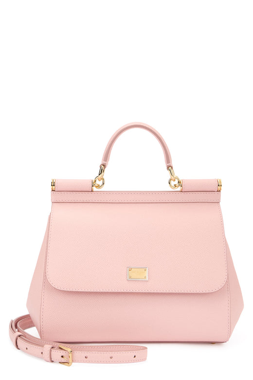Dolce & Gabbana Bb6002 Top Handle Sicily Bag — Pink Viscose