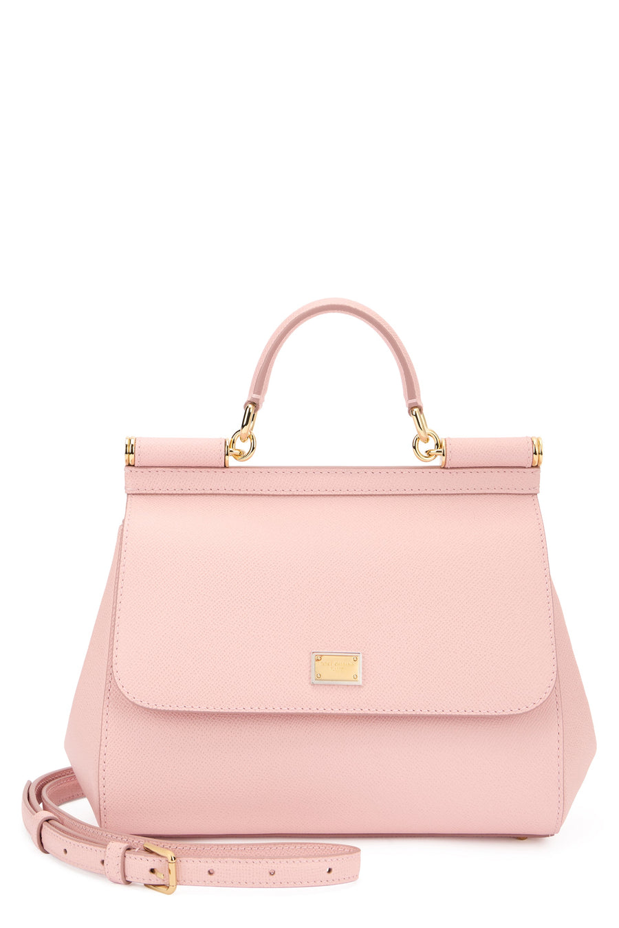 Dolce & Gabbana Bb6002 Top Handle Sicily Bag — Pink Viscose