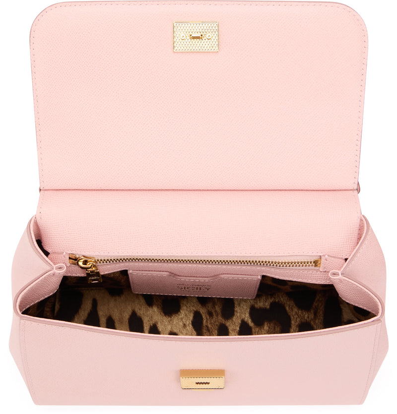 Dolce & Gabbana Bb6002 Top Handle Sicily Bag — Pink Viscose