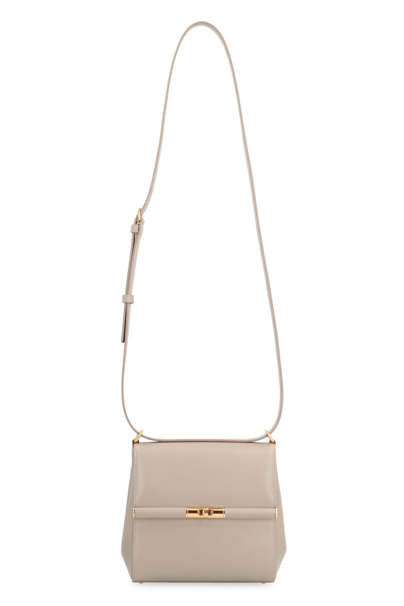 Dolce & Gabbana City Marlene Crossbody Bag — Taupe Calf Leather