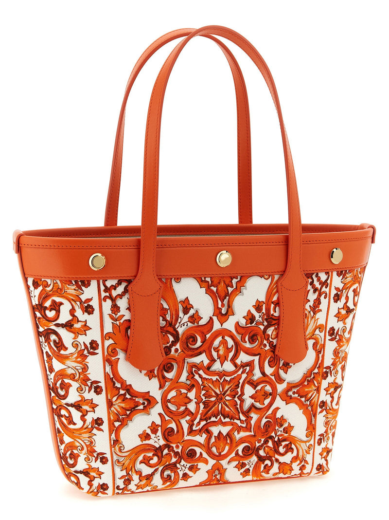 Dolce & Gabbana Atene Tote Bag — Orange