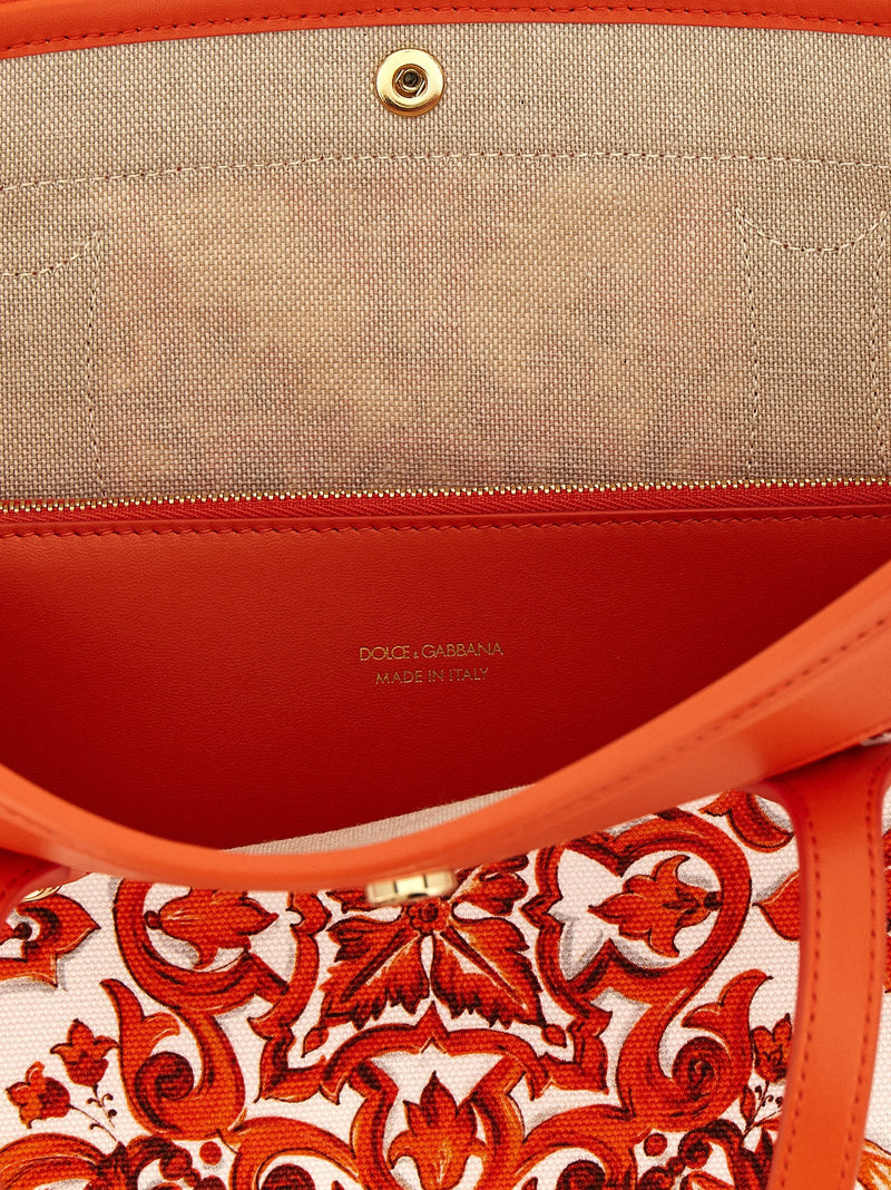 Dolce & Gabbana Atene Tote Bag — Orange