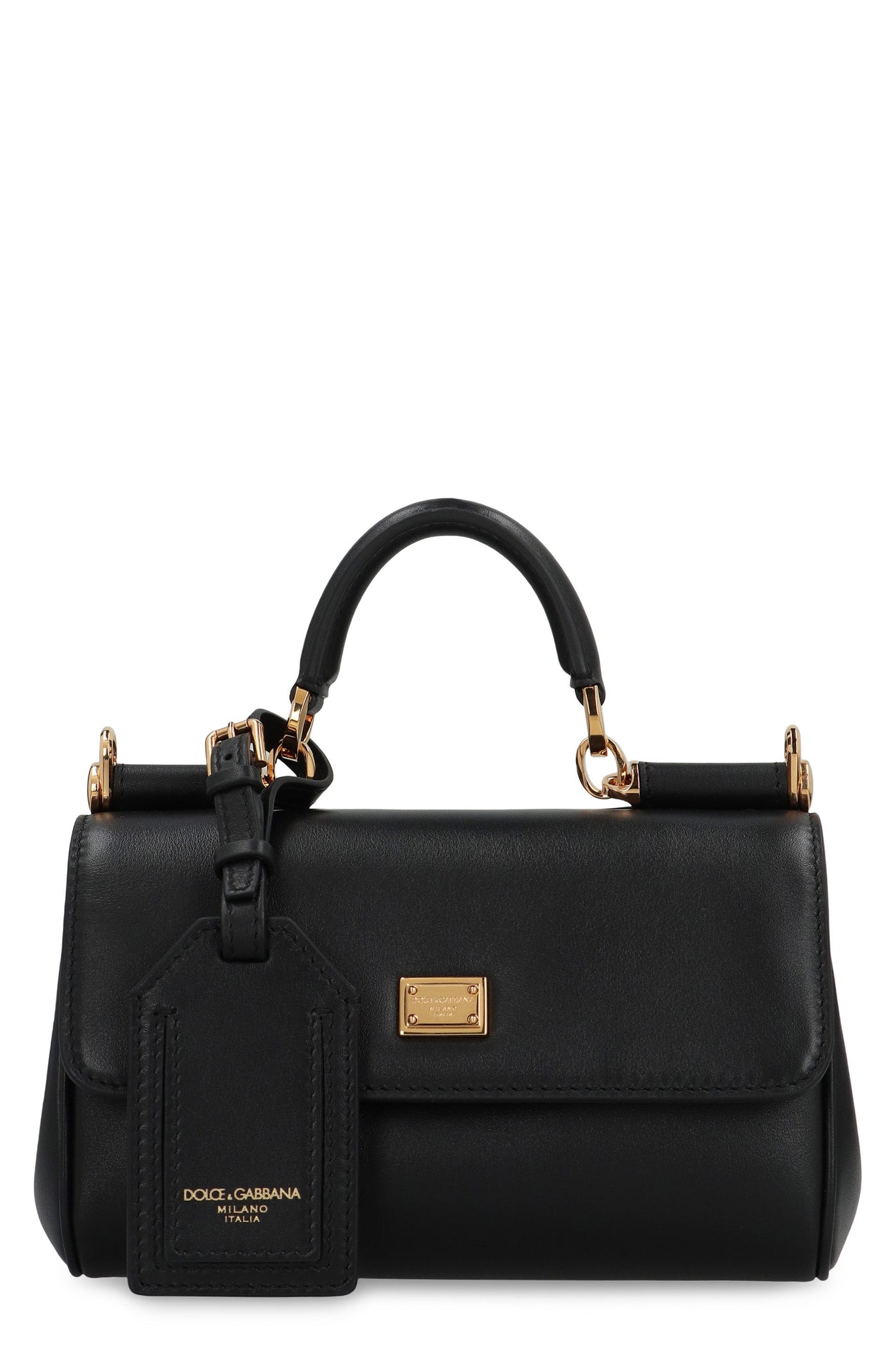 Dolce & Gabbana Top Handle Bag — Black Calf