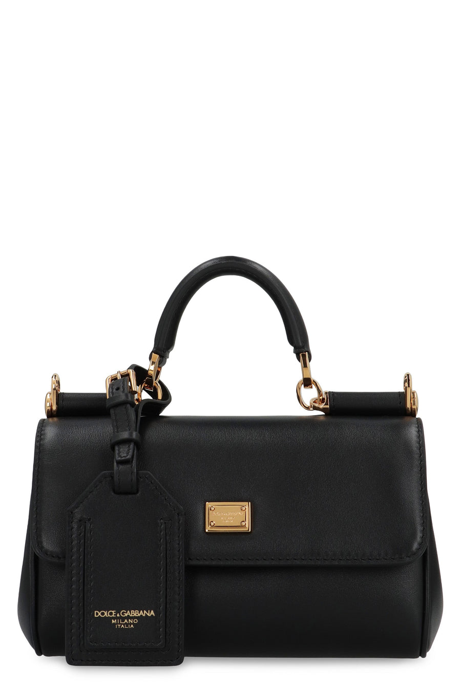 Dolce & Gabbana Top Handle Bag — Black Calf
