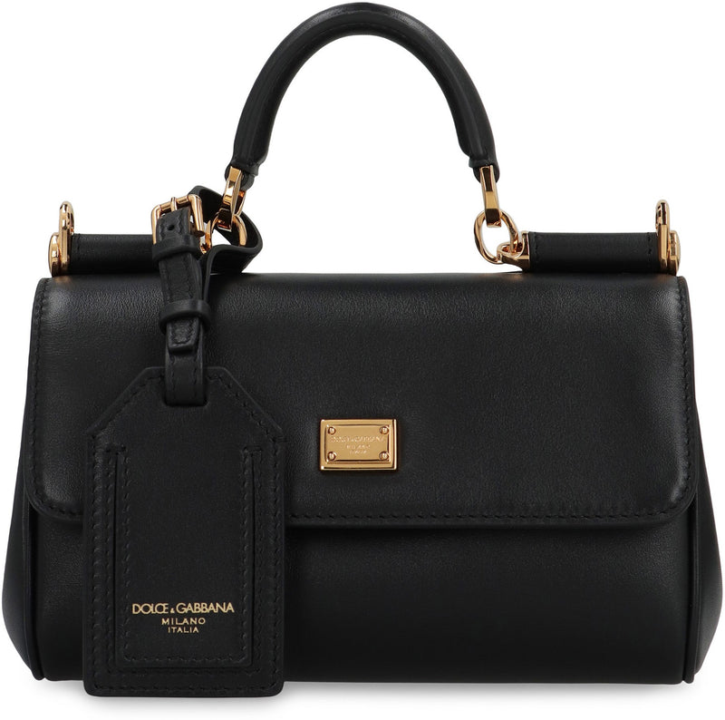 Dolce & Gabbana Top Handle Bag — Black Calf