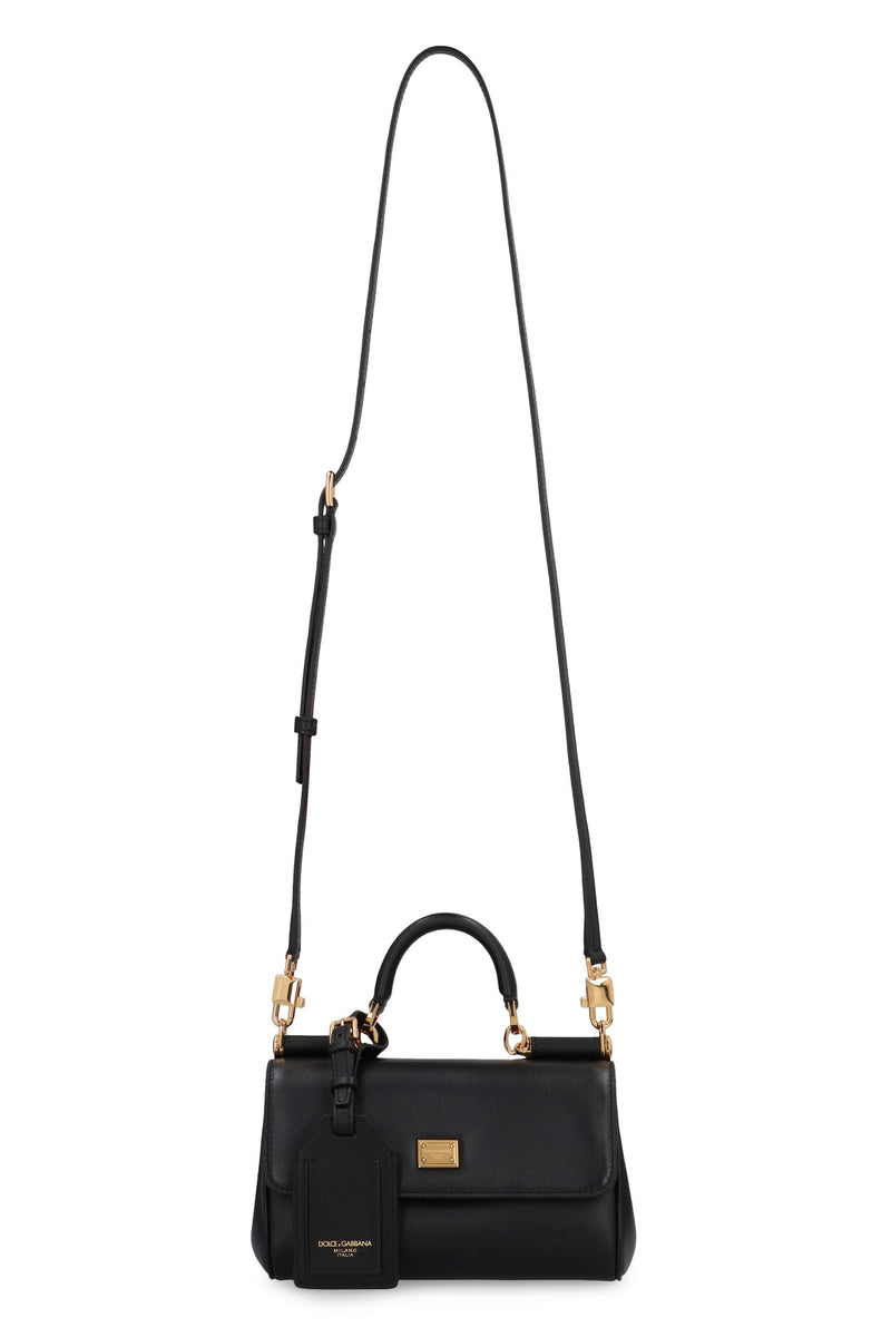 Dolce & Gabbana Top Handle Bag — Black Calf
