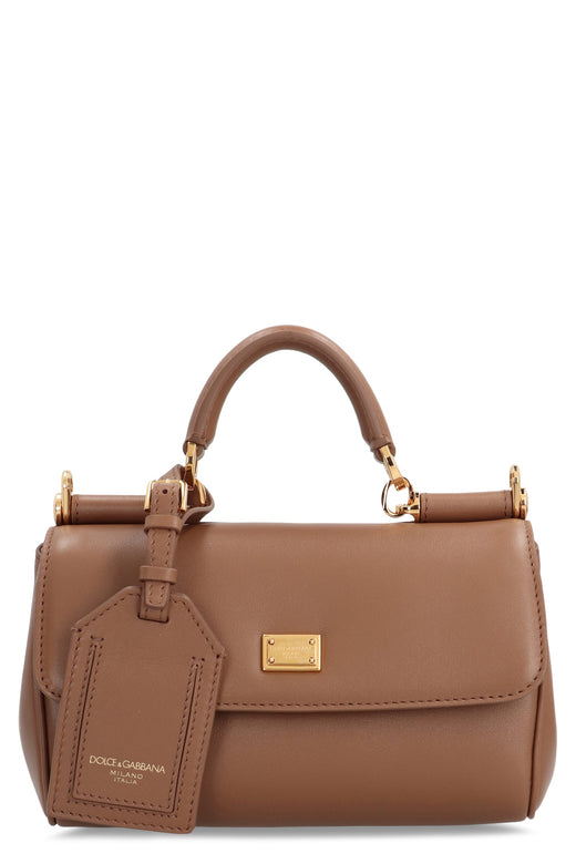 Dolce & Gabbana Top Handle Bag — Brown Calf