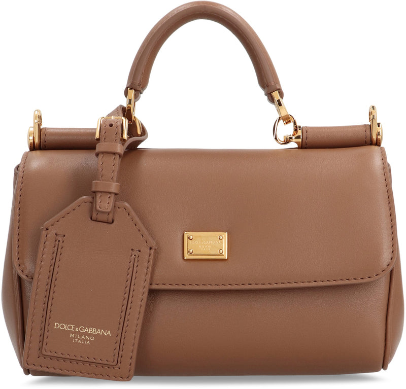 Dolce & Gabbana Top Handle Bag — Brown Calf