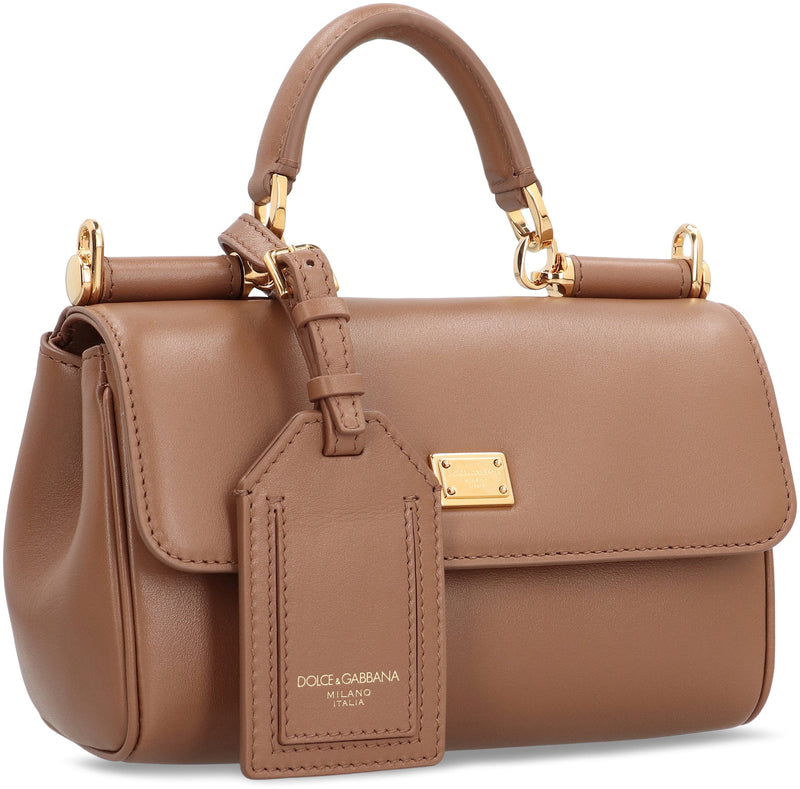Dolce & Gabbana Top Handle Bag — Brown Calf