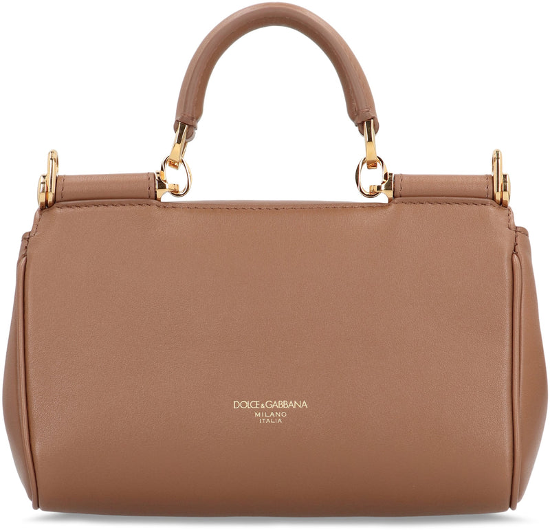 Dolce & Gabbana Top Handle Bag — Brown Calf