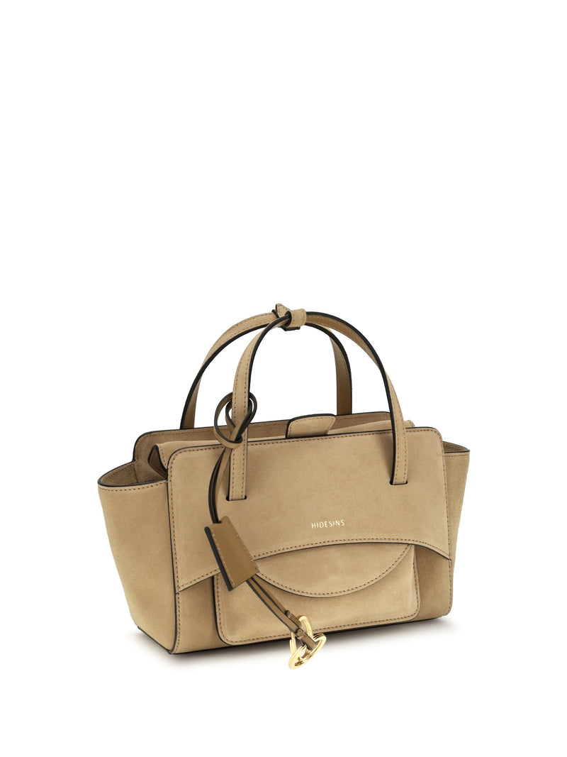 Hidesins Flap Shoulder Bag — Beige Calf Leather Bos Taurus