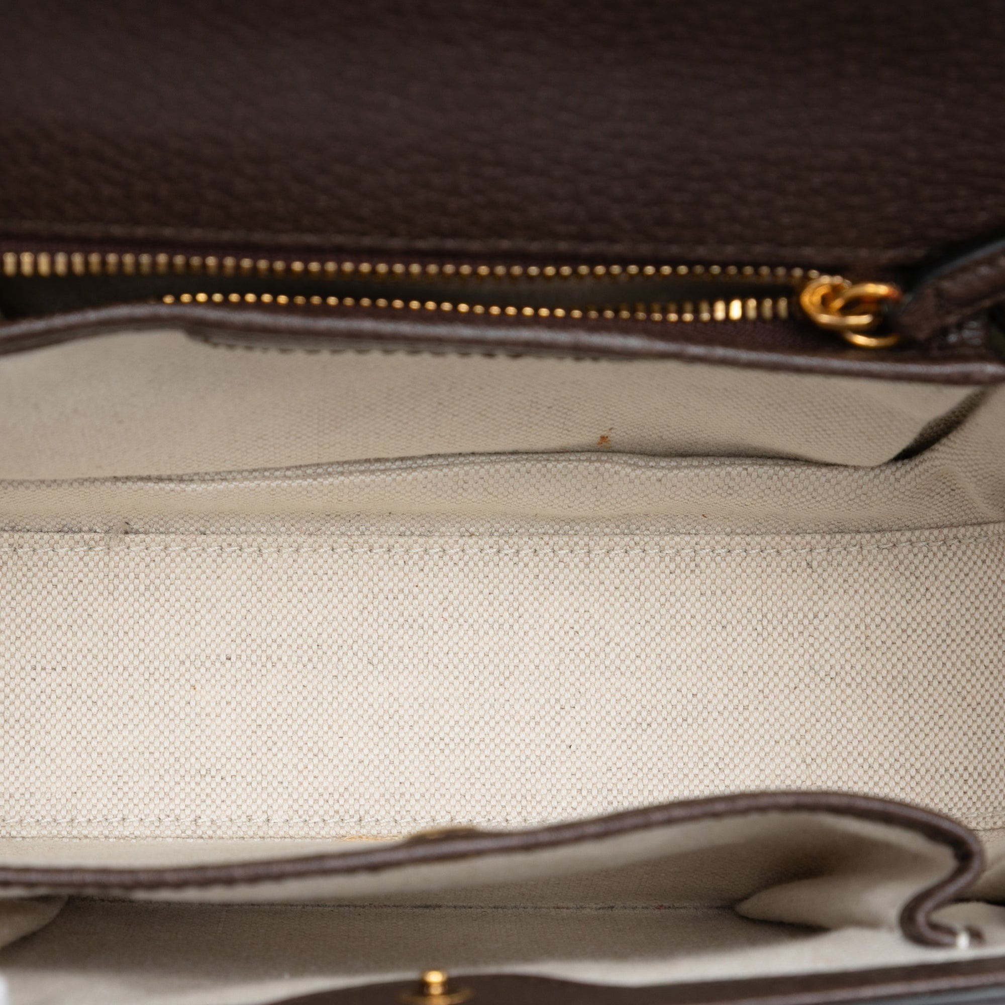 Small Jumbo GG Canvas Bamboo 1947 Top Handle Bag - Image 4