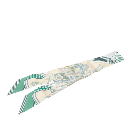 Bouquets Sellier Silk Twilly Scarf - Image 1